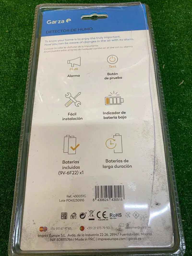 Pack de 2 Detectores de Humo Homologados
