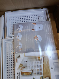 Caja de zapatos transparente