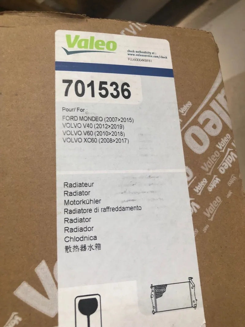 Radiador Valeo 701536