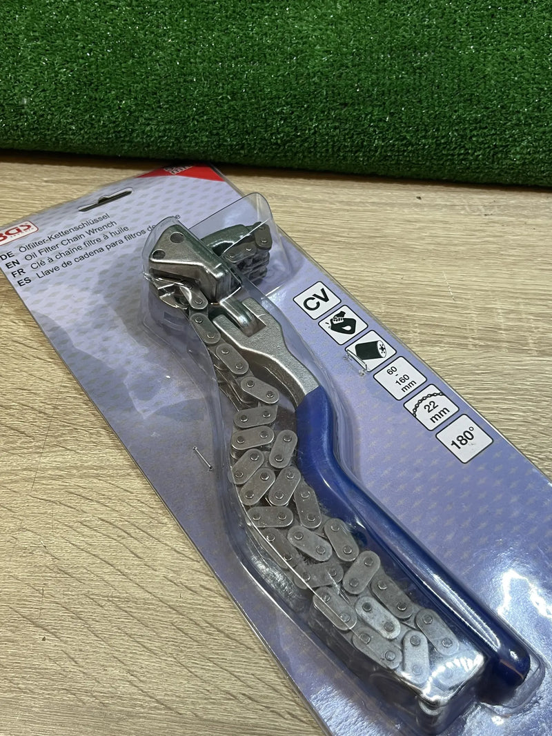 Llave de cadena para filtros de aceite BGS