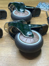 Ruedas Montaje de Goma Silenciosas