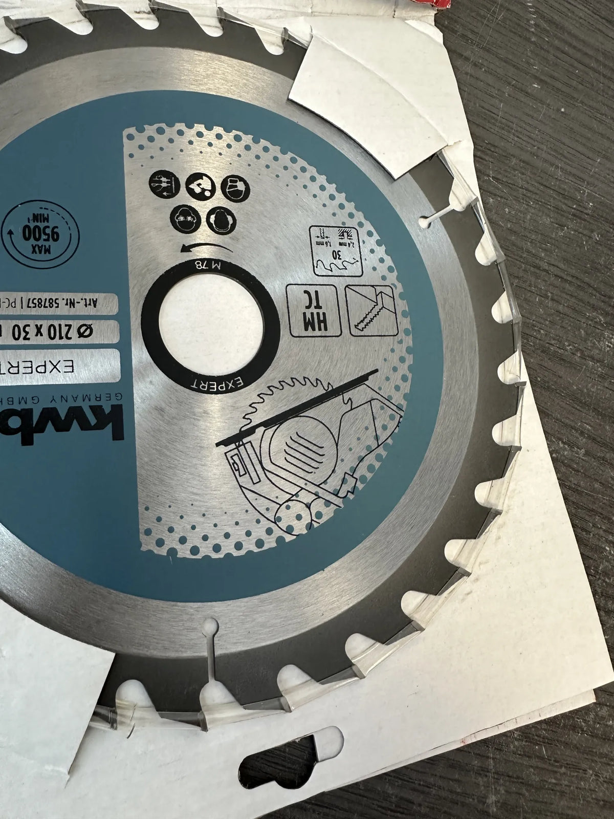 Hoja de sierra circular