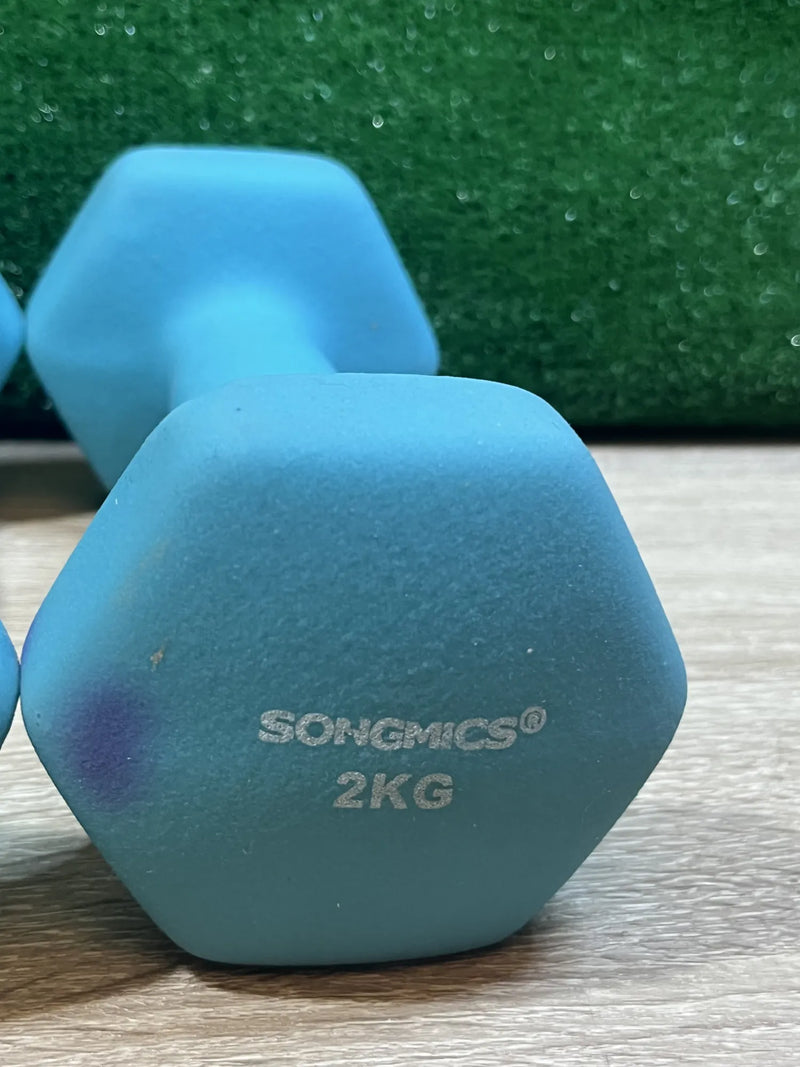 Juego de 4 Mancuernas de 2KG y 1KG SONGMICS