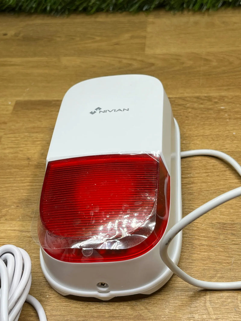 Sirena inalámbrica compatible con sistema de alarma Nivian