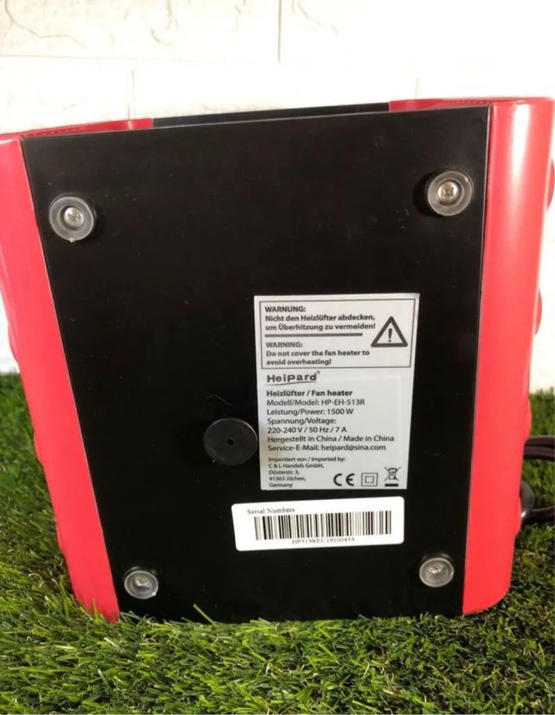 Calefactor portátil eléctrico HeiPard