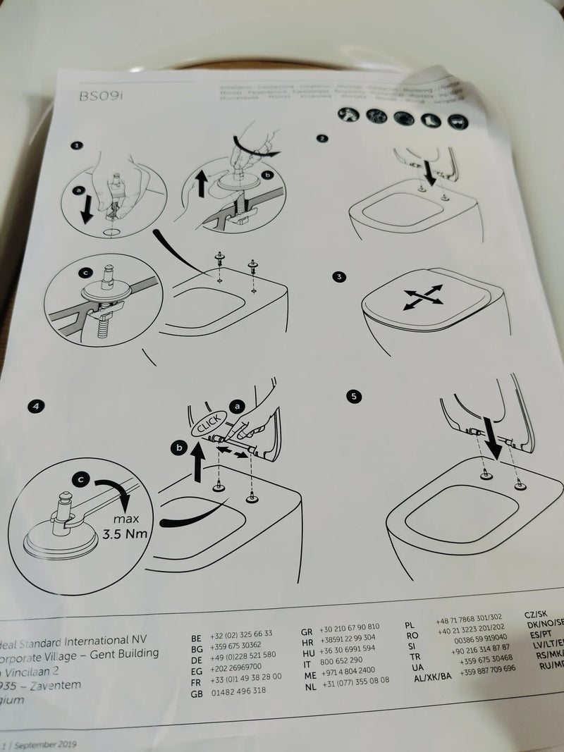 Asiento con tapa - Ideal Standard