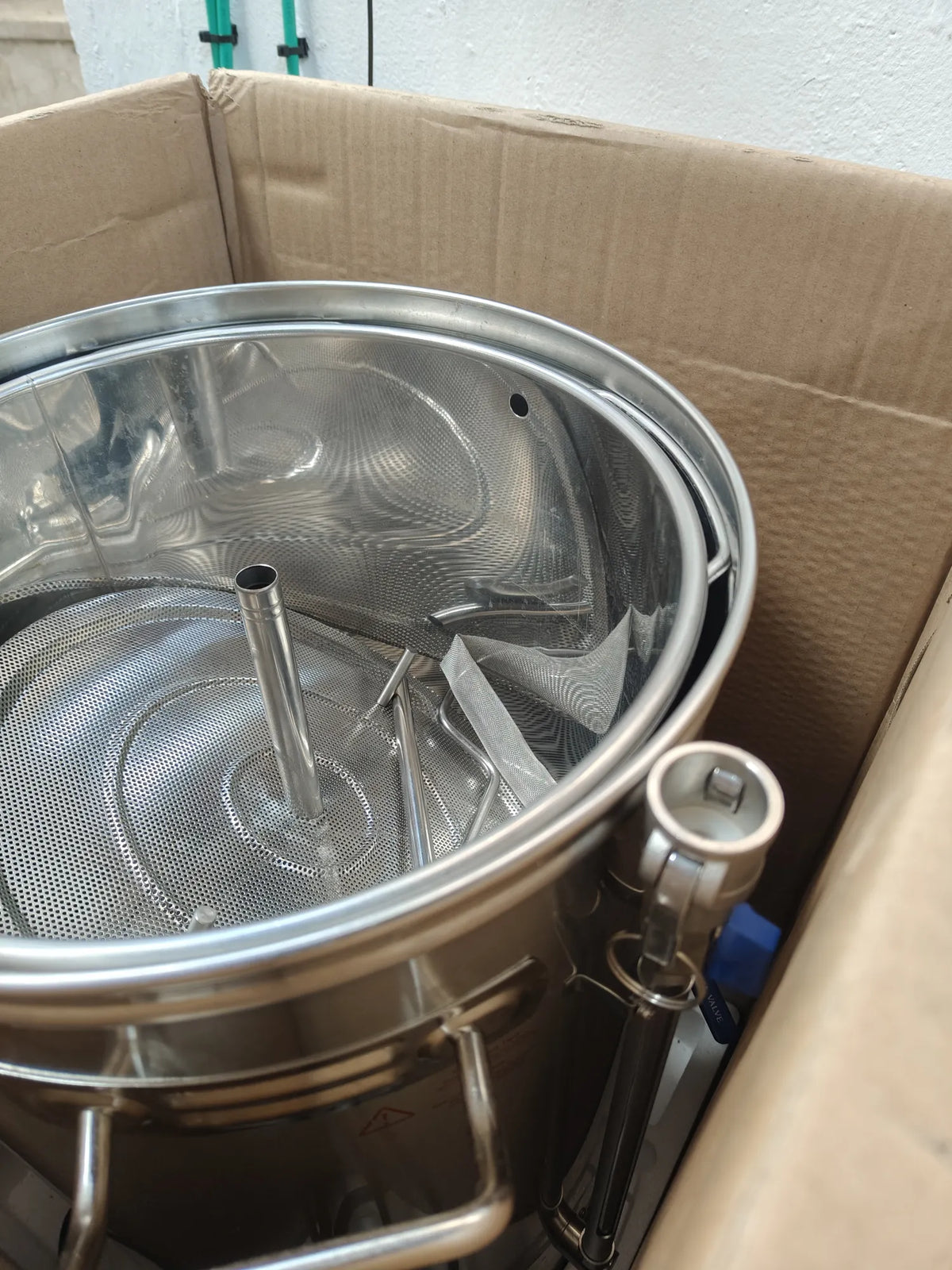 Hervidor de Acero Inoxidable para Preparar Cerveza casera