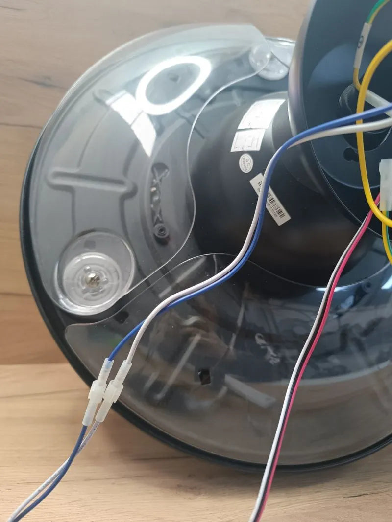 Ventilador de Techo con Aspas Retráctites y Lámpar