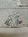 Juego de 4 pomos de puerta con llave - Kwmobile