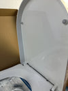 Tapa de baño en forma de d