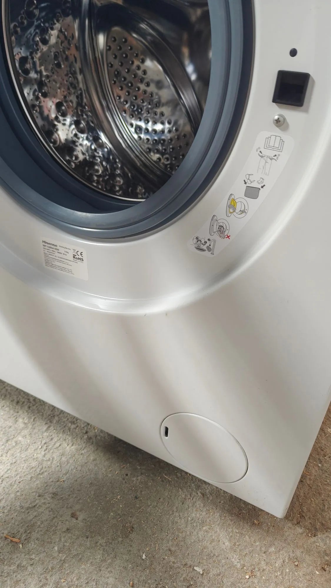 Lavadora, Class A, 9Kg, 1400 rpm, Alto 84.5cm x Ancho 59.5cm