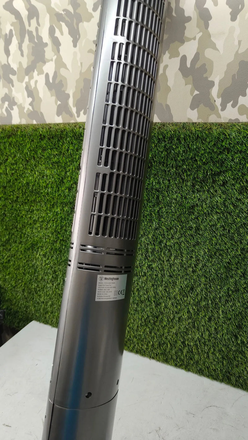Ventilador de torre, 13 cm de diámetro y altura máxima de 120 cm
