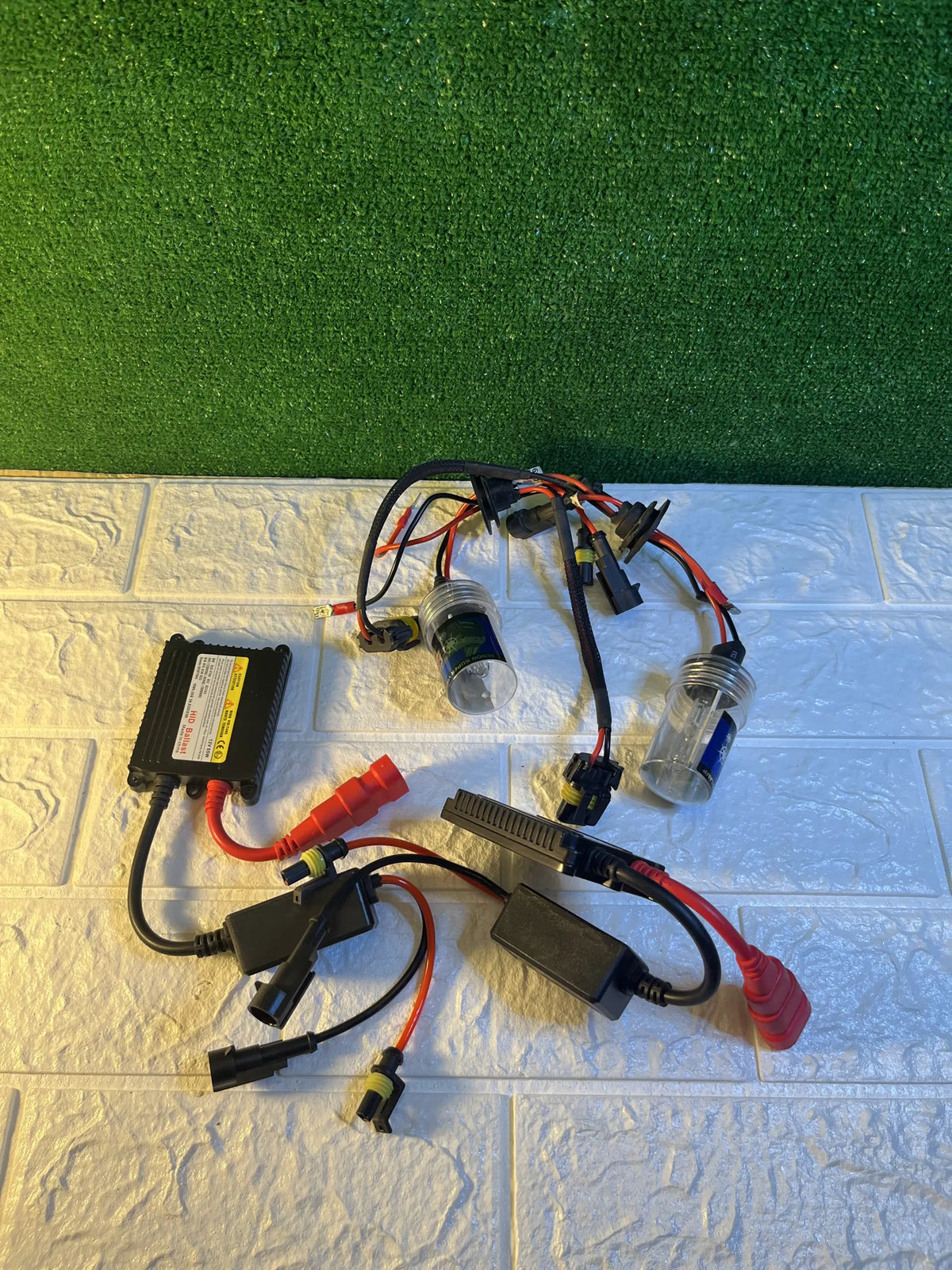 2 Uds Kit de Conversión + 55W 12V Slim Ballast 6000K