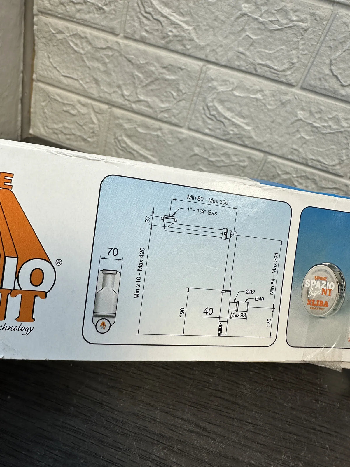 Sifón para baño