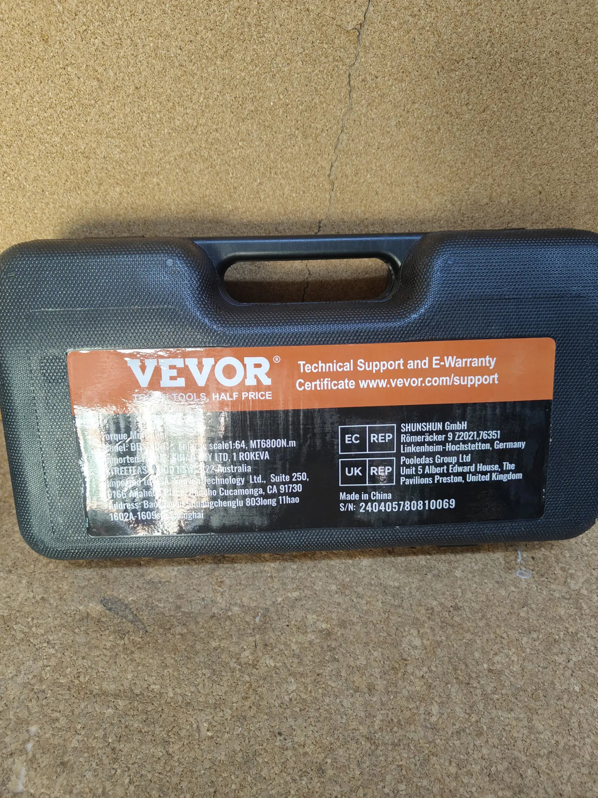 Llave Multiplicadora de Par 25,4 mm VEVOR
