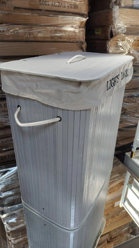 Cesto de ropa sucia, 100 L, cesto de ropa con tapa