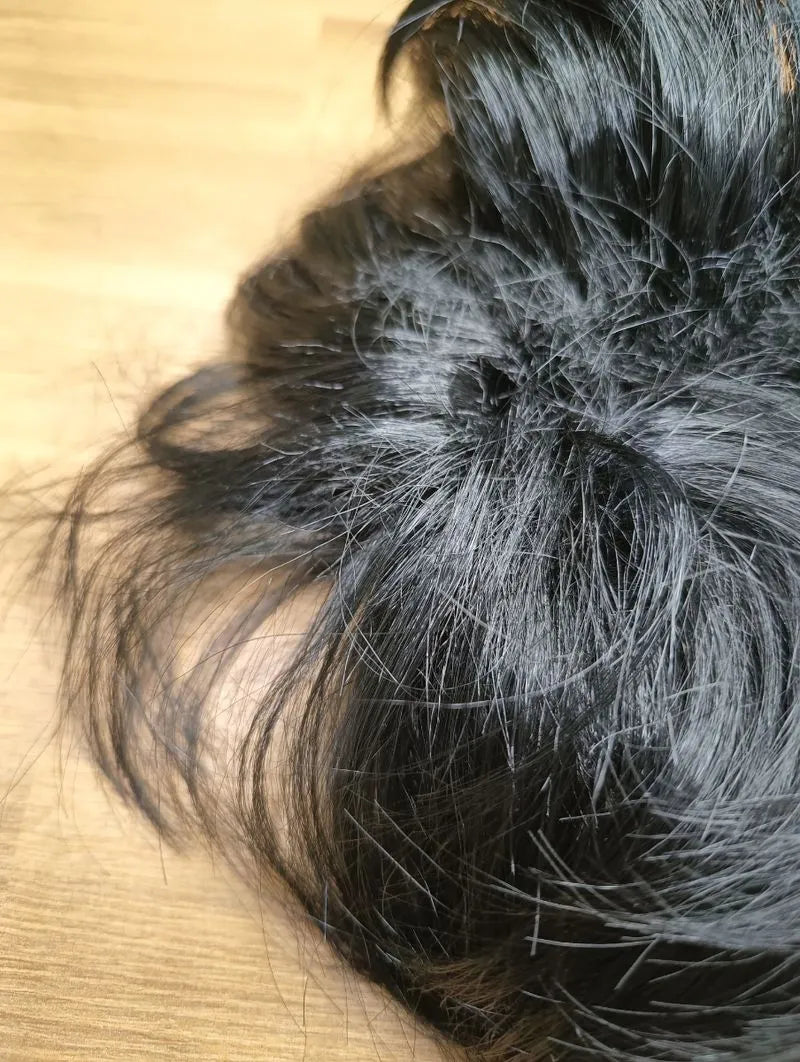 Peluca Negra Rockstar Wig
