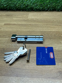 Cilindro de botón niquelado Z60/K30 ABUS