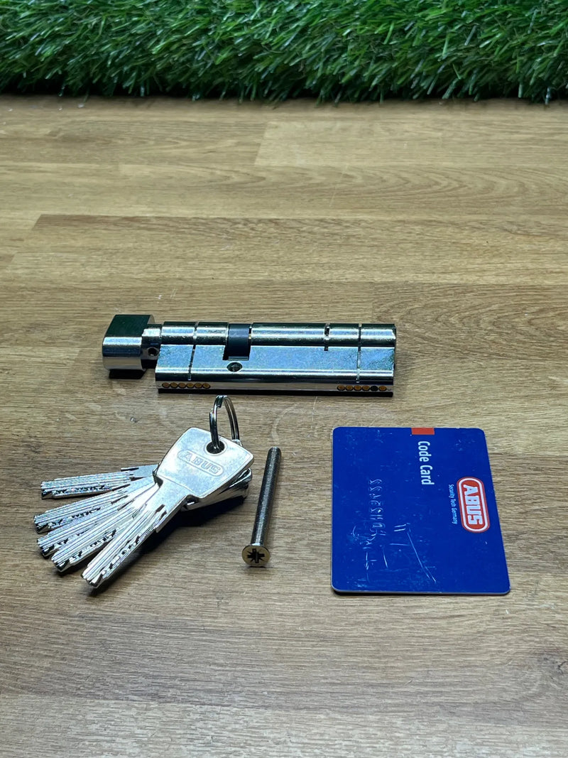 Cilindro de botón niquelado Z60/K30 ABUS