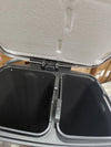 Cubo de basura con 2 compartimientos - Amazon basics