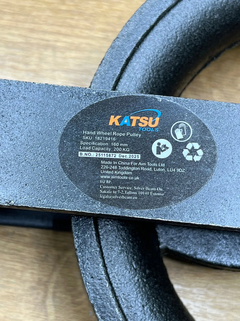 Rueda de Polea de 160mm KATSU