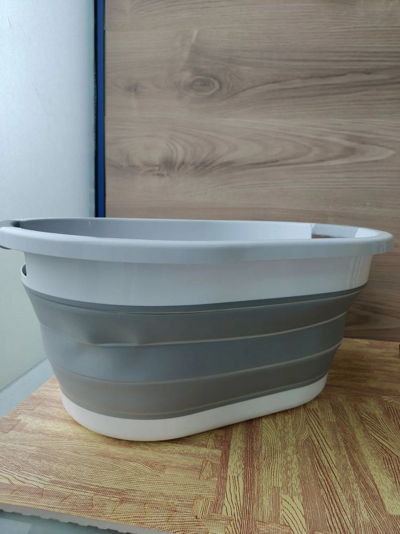 Cesto plegable de colada de silicona