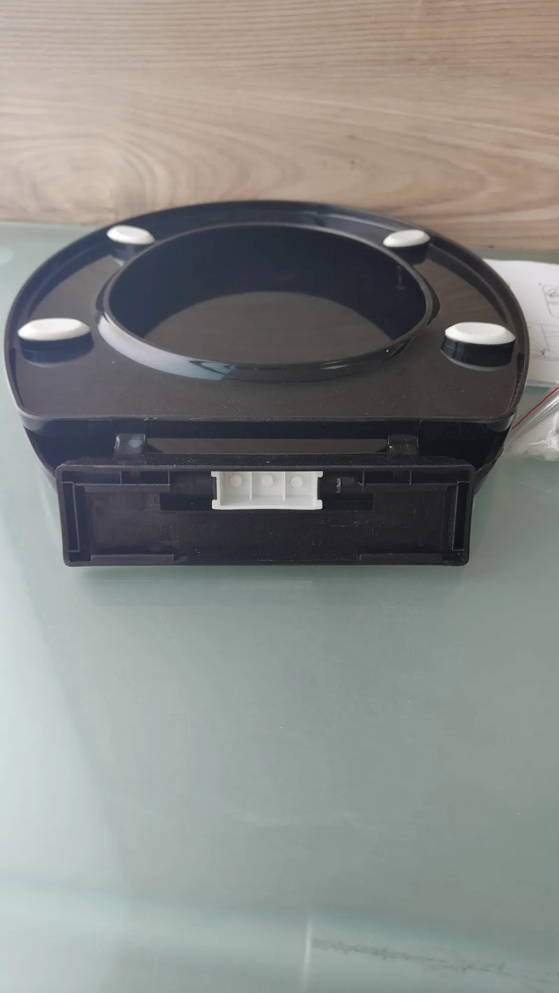 Asiento de inodoro Ram Black Soft Close con bisagras ajustables