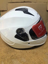 Casco de moto CURVE blanco