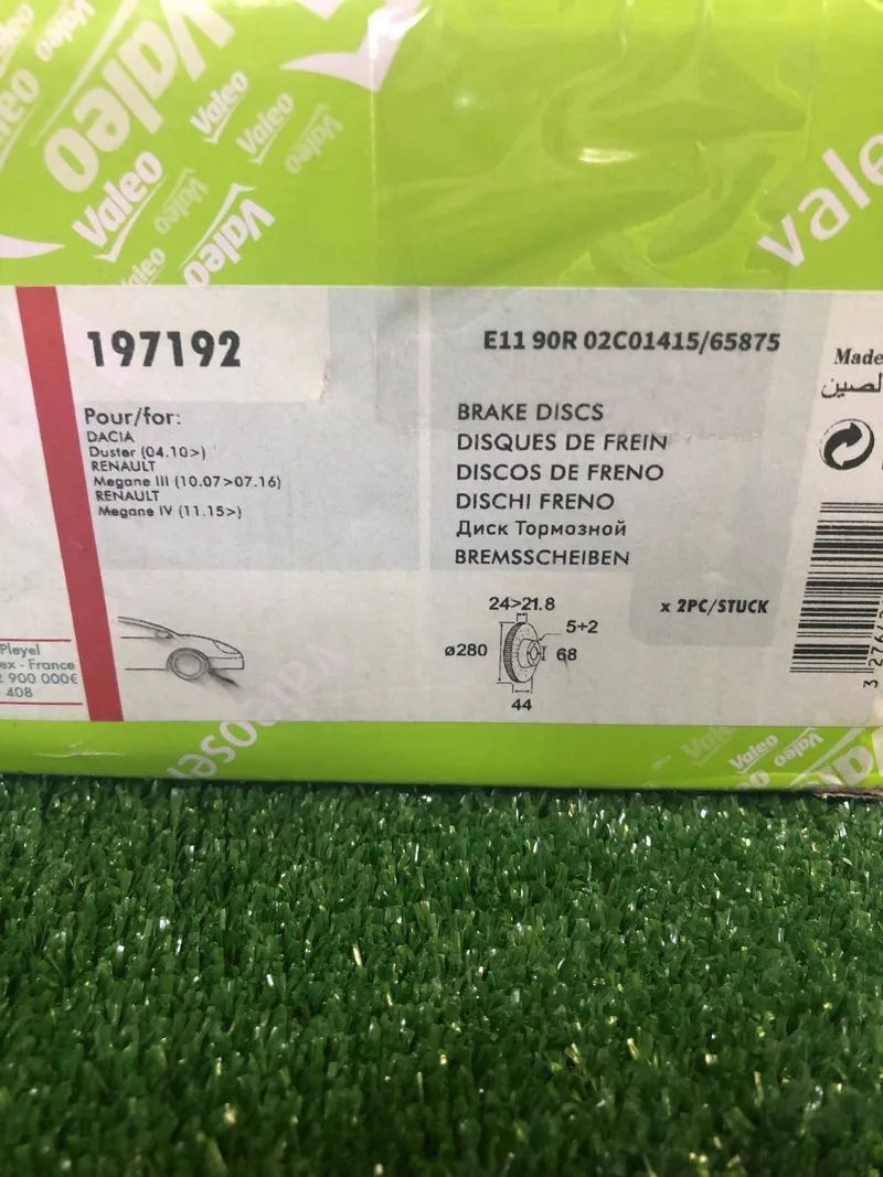 Valeo Discos de Freno Aceitados (Caja de 2) 197192