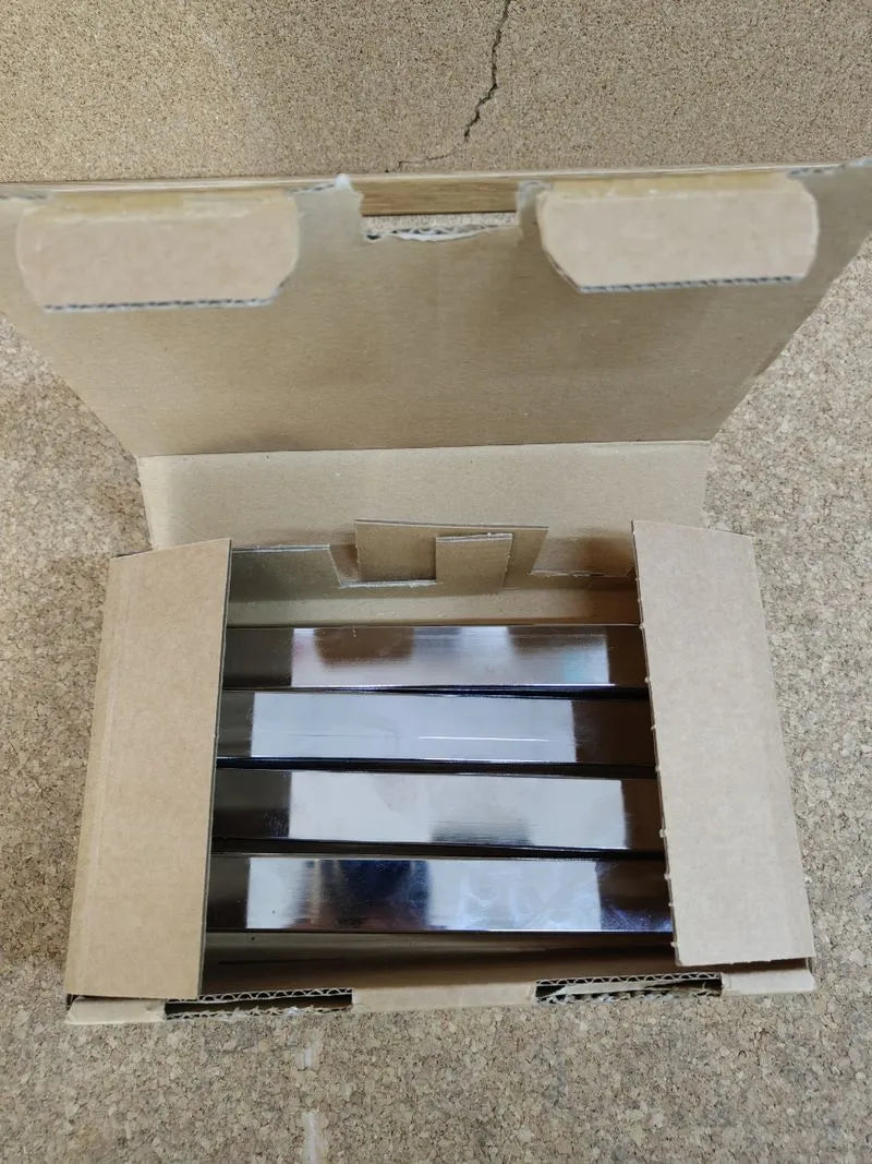 4 patas de tubo de acero 20cm