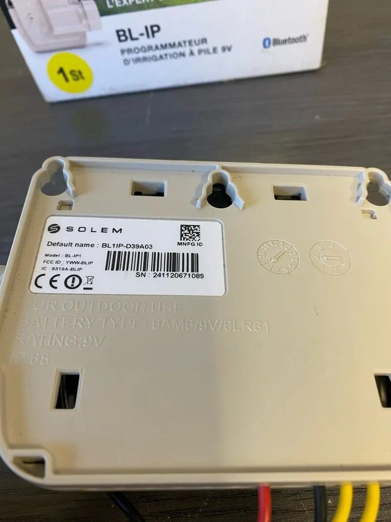 Programador de riego a batería - Solem
