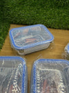 Pack 5 Recipientes Herméticos de Vidrio AKTIVE Max Home