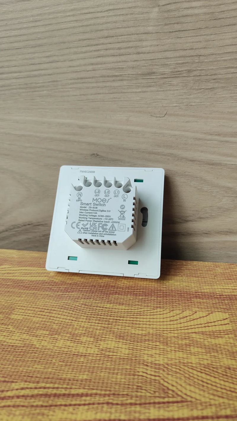 Interruptor de luz inteligente No requiere cable neutro