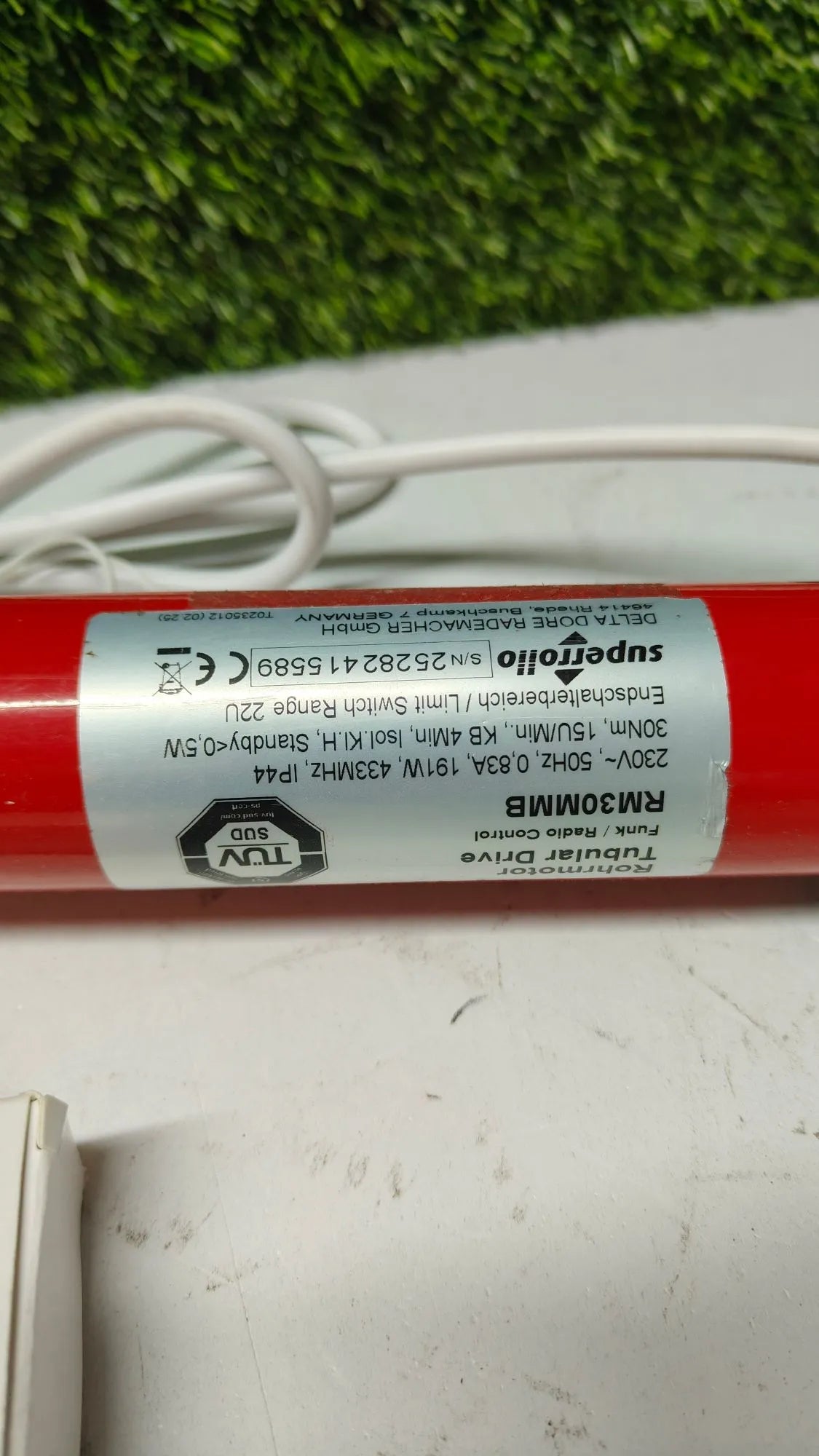 superrollo Motor de persiana Rm30MMB (SW60, 30 Nm)