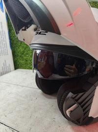 Casco de moto modular blanco XXL - LS2
