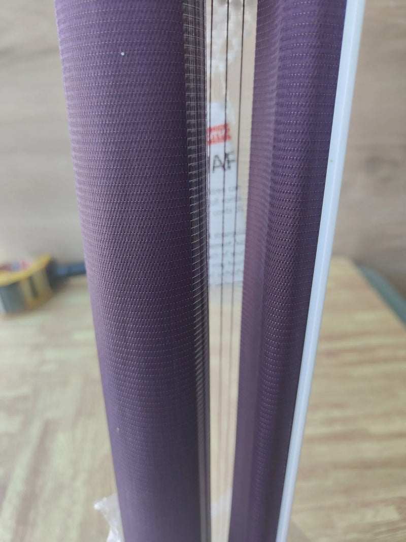 Estor enrollable de doble capa morado
