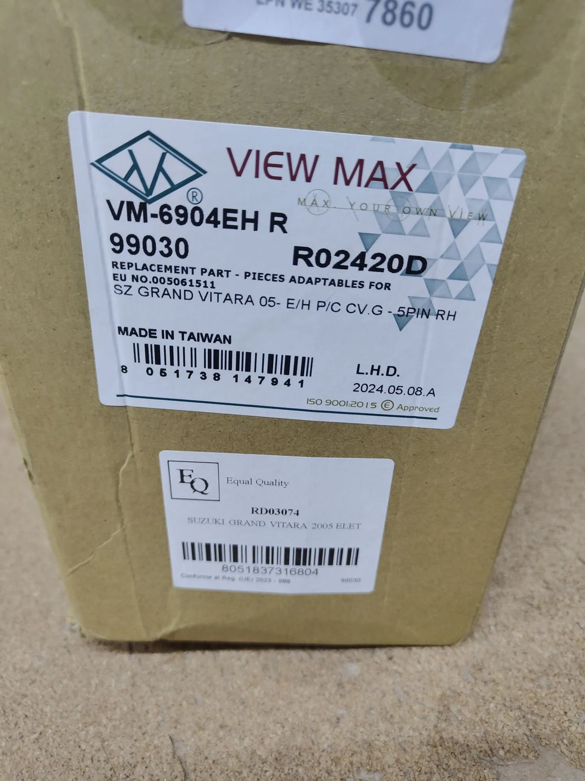 Retrovisor derecho Suzuki grand vitara 2005