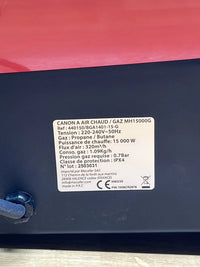 Cañón de aire caliente gas Mecafer