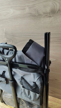 Carreta plegable para jardín y aire libre con bolsa de cubierta