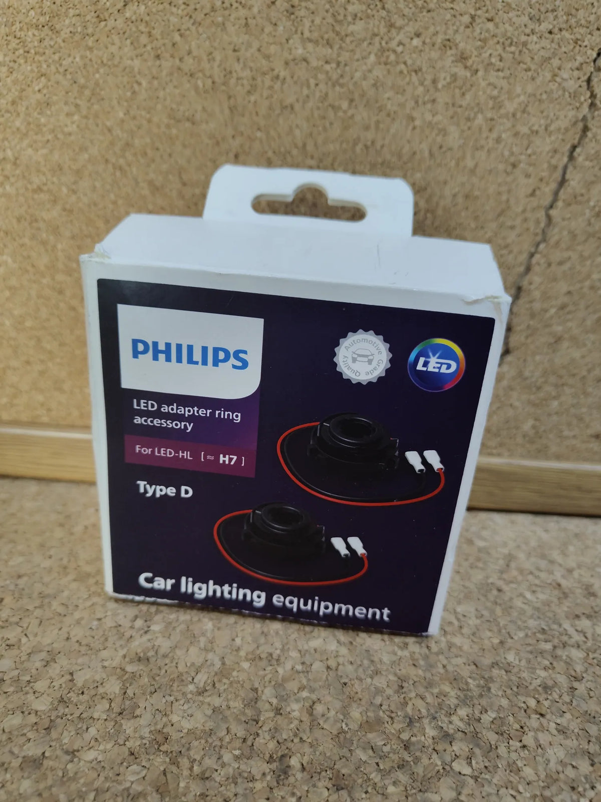 anillos adaptadores tipo D para las lámparas principales LED H7 philips