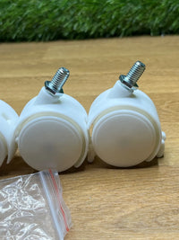 4 ruedas giratorias universales con frenos
