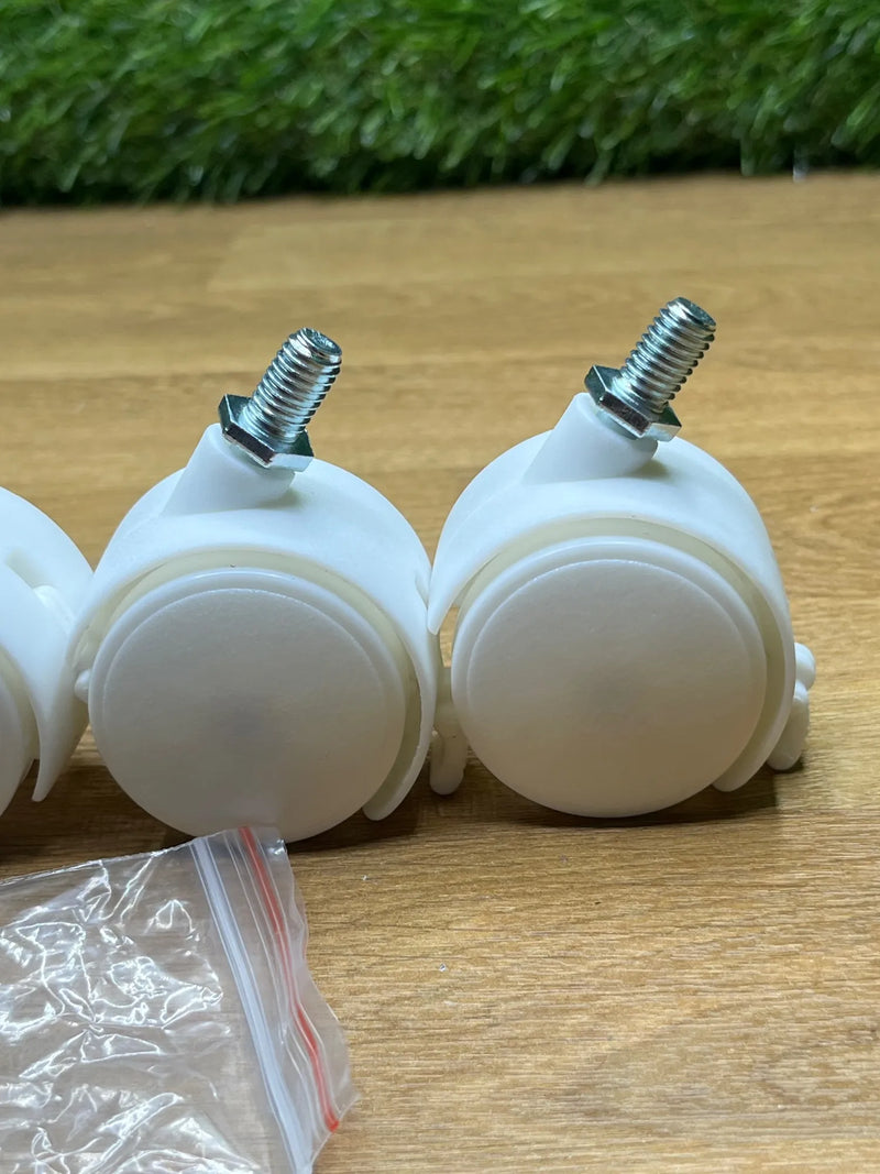 4 ruedas giratorias universales con frenos