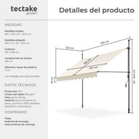 Toldo plegable para balcón