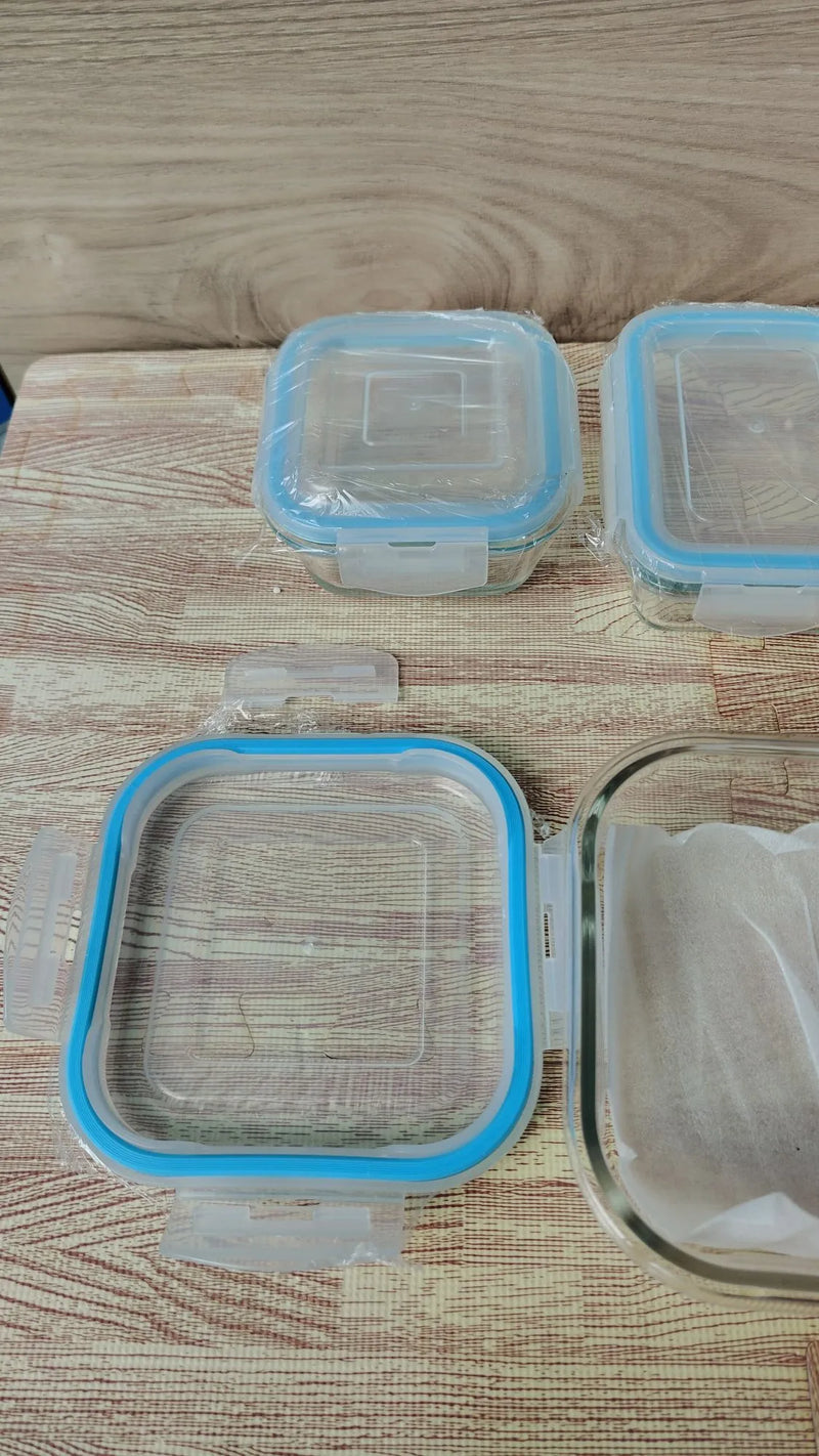 Recipientes De Vidrio Para Alimentos - Paquete