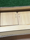 Juego de 3 estantes de madera NATURE SUPPLIES