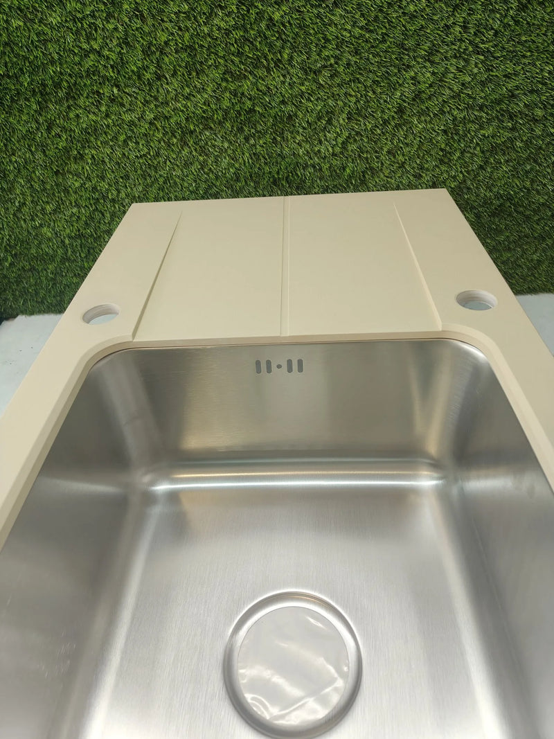Fregadero para cocina beige - Quadron