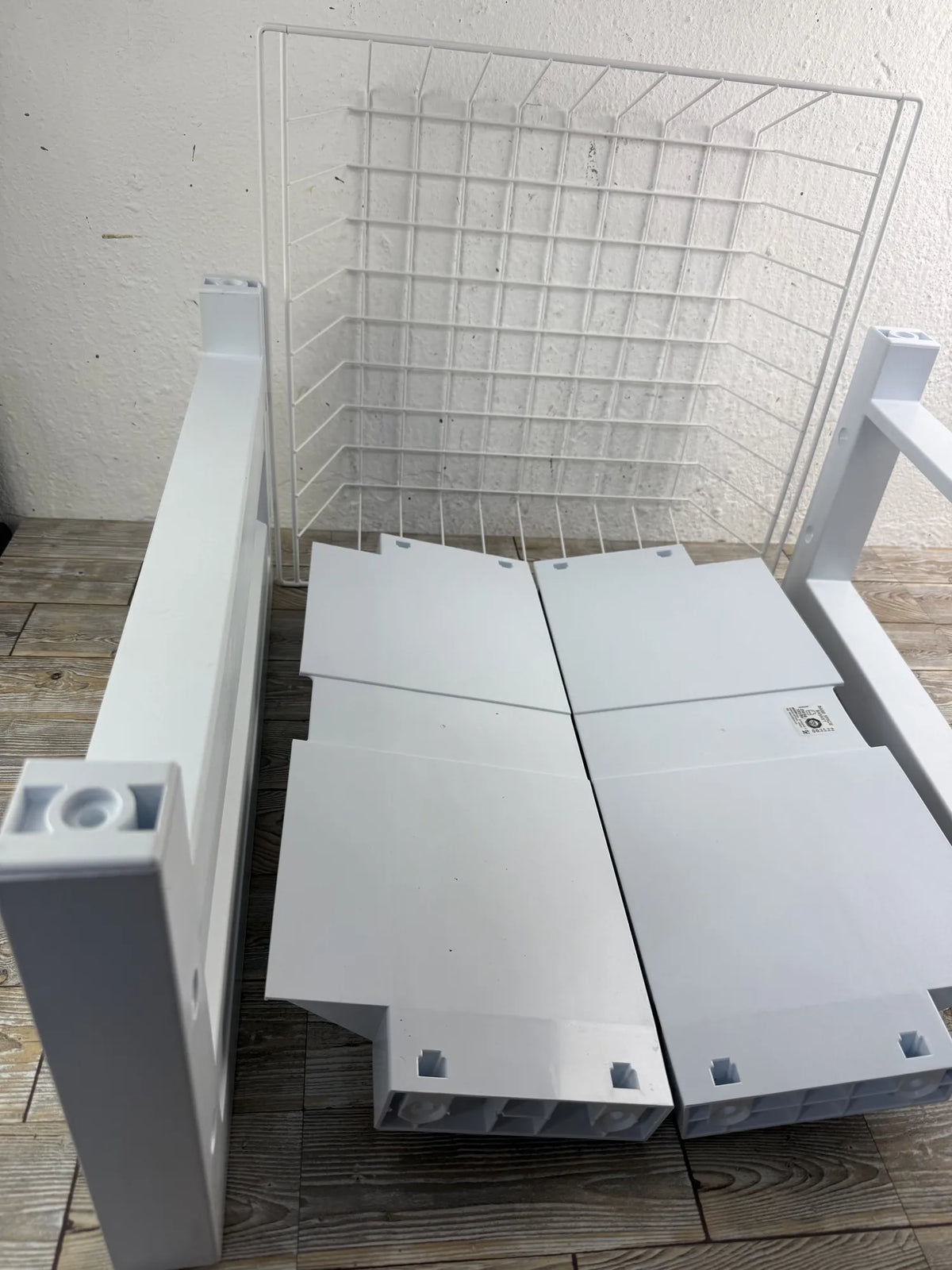 Base Elevadora Lavadora y Secadora Meliconi con Cesta Extraíble