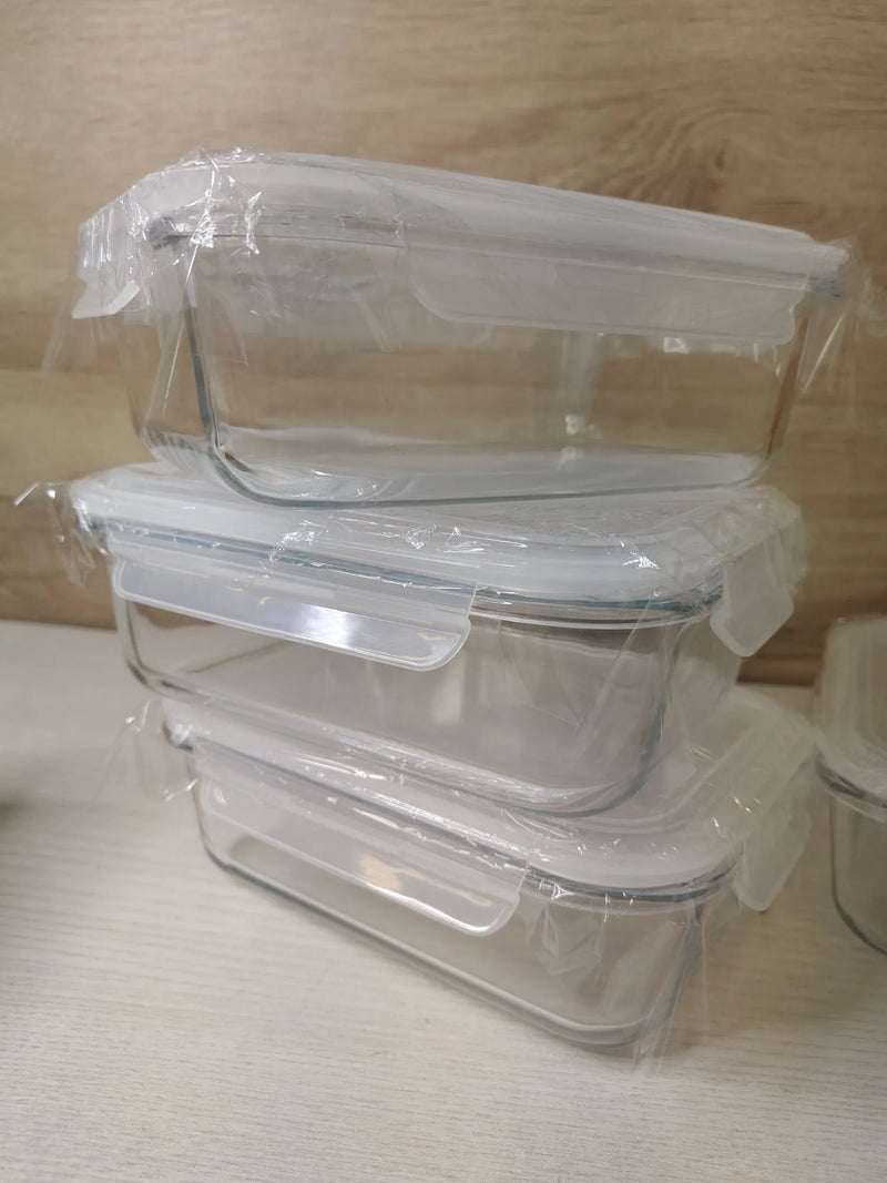 Pack de 4 fiambreras de cristal - LG luxury