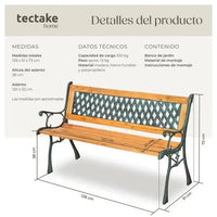 Banco de jardín TAMARA