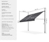 Toldo plegable para balcon